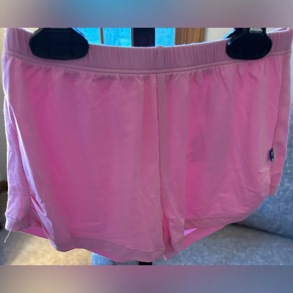 NWT Kickee Pants Gathered Cami & Shorts Set in Forget Me Not Comic Onomatopoeia
